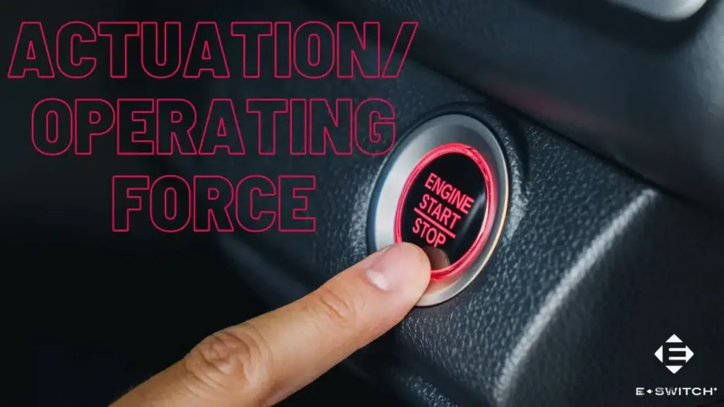 What is Actuation or Operating Force? How is it Measured? Featured Image