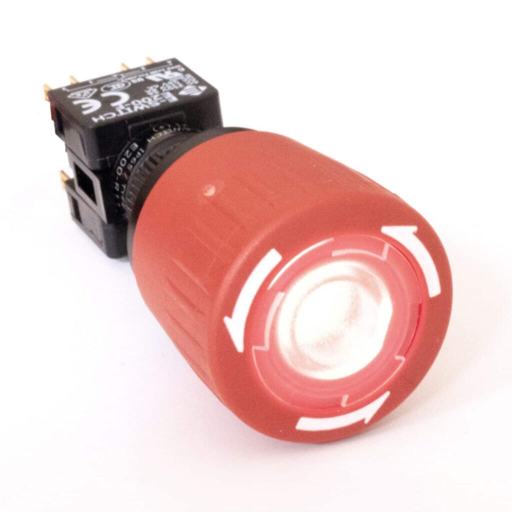 E200 Series Emergency Stop, Pushbutton Switch