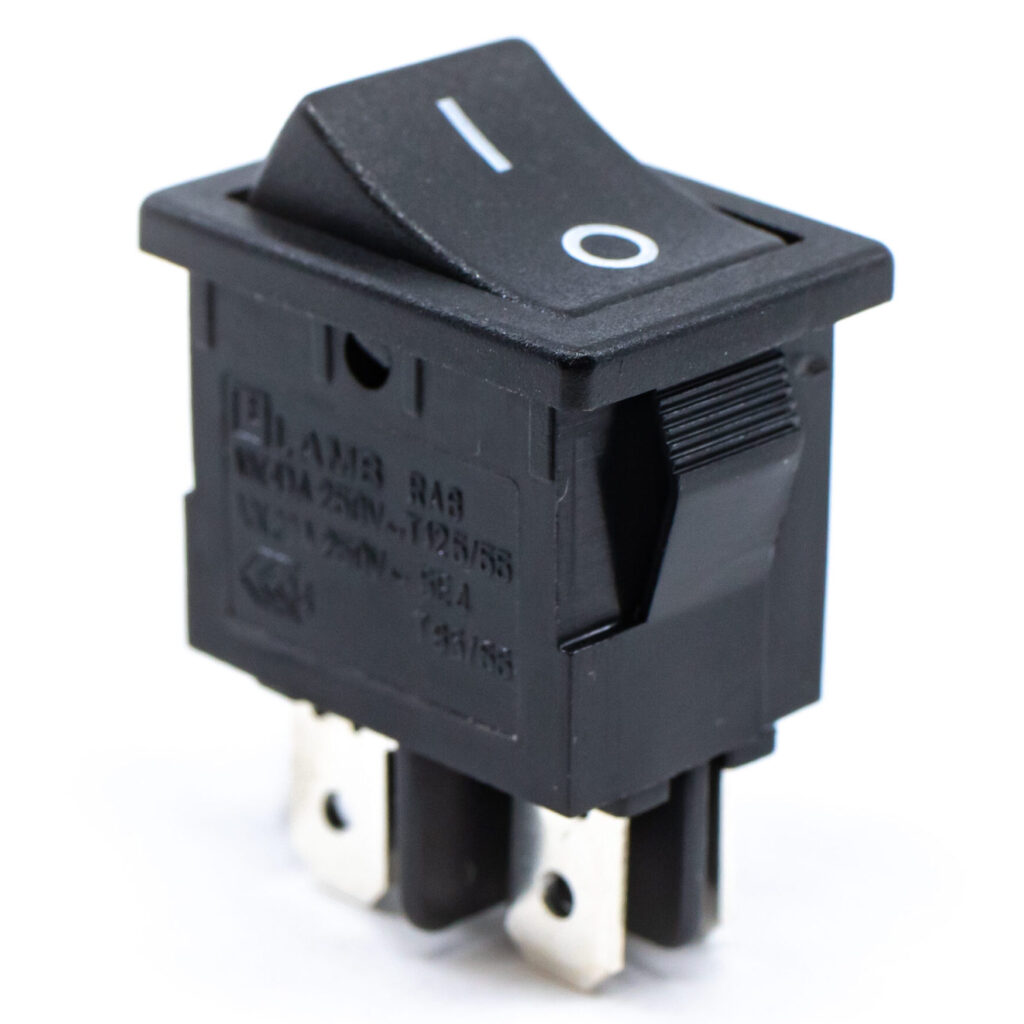 RA8 Series Illuminated, Power Rocker Switch with PVC Cap