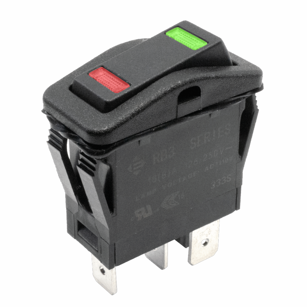 RB3 Series Sealed, Illuminated, Power Rocker Switch