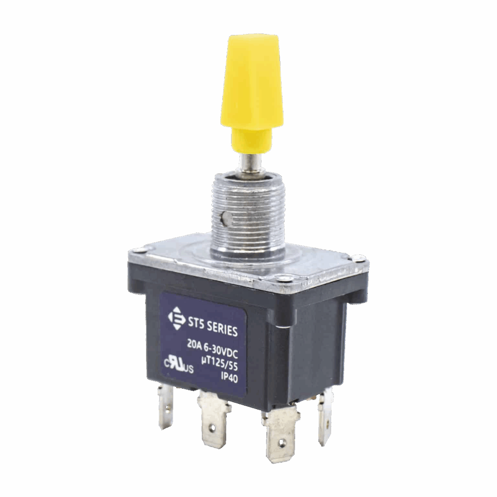ST5 Series High Current, High Temperature, Power Toggle Switch