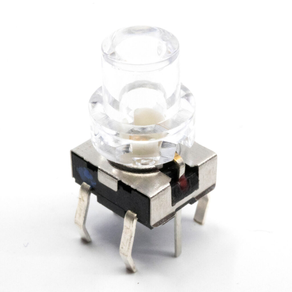 TL6215 Series Sealed, Illuminated, Through Hole Tactile Switch