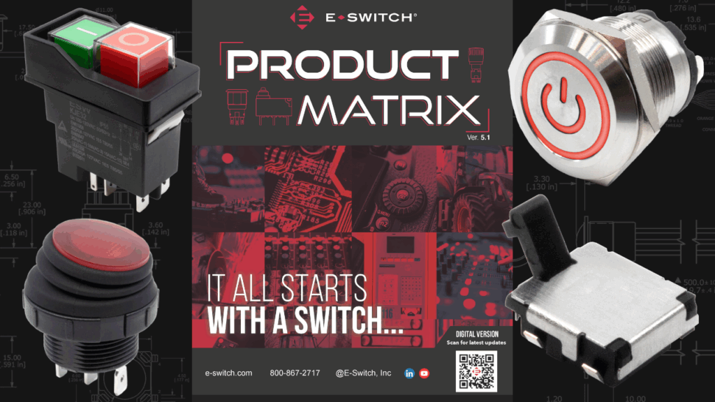 New E-Switch Products and Digital Catalog Updates Featured Image